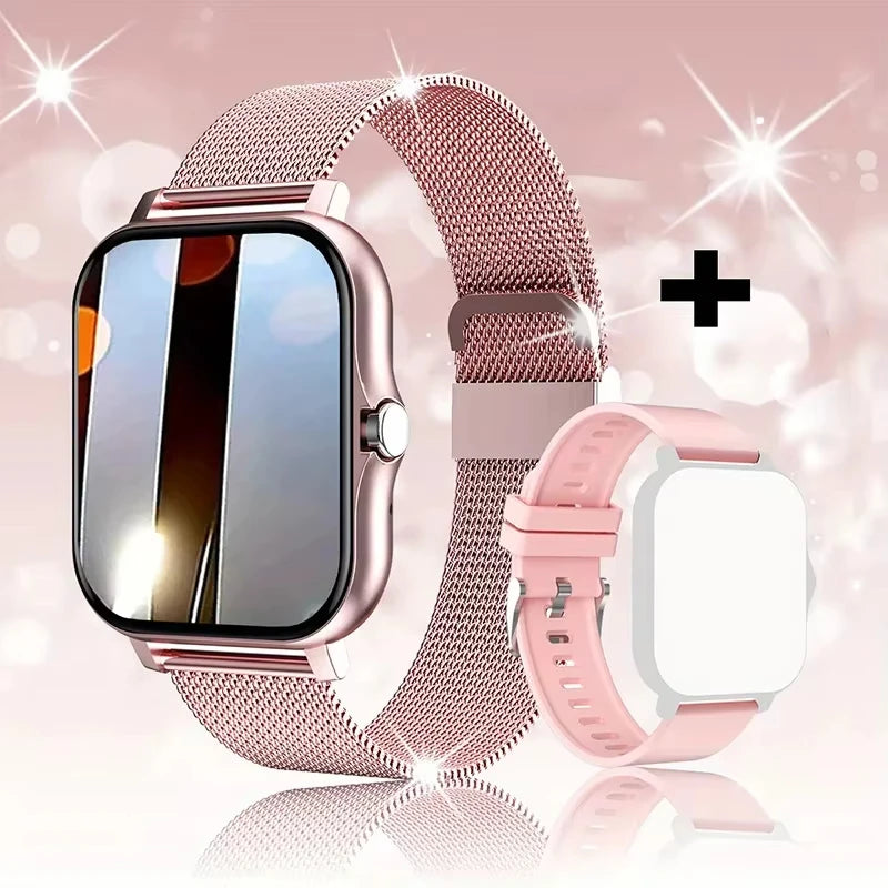 2025 New Smart Watch Bluetooth Talk Full Touch Screen Heart Rate Monitor Sports Fitness Smart Watch Men Women Gift