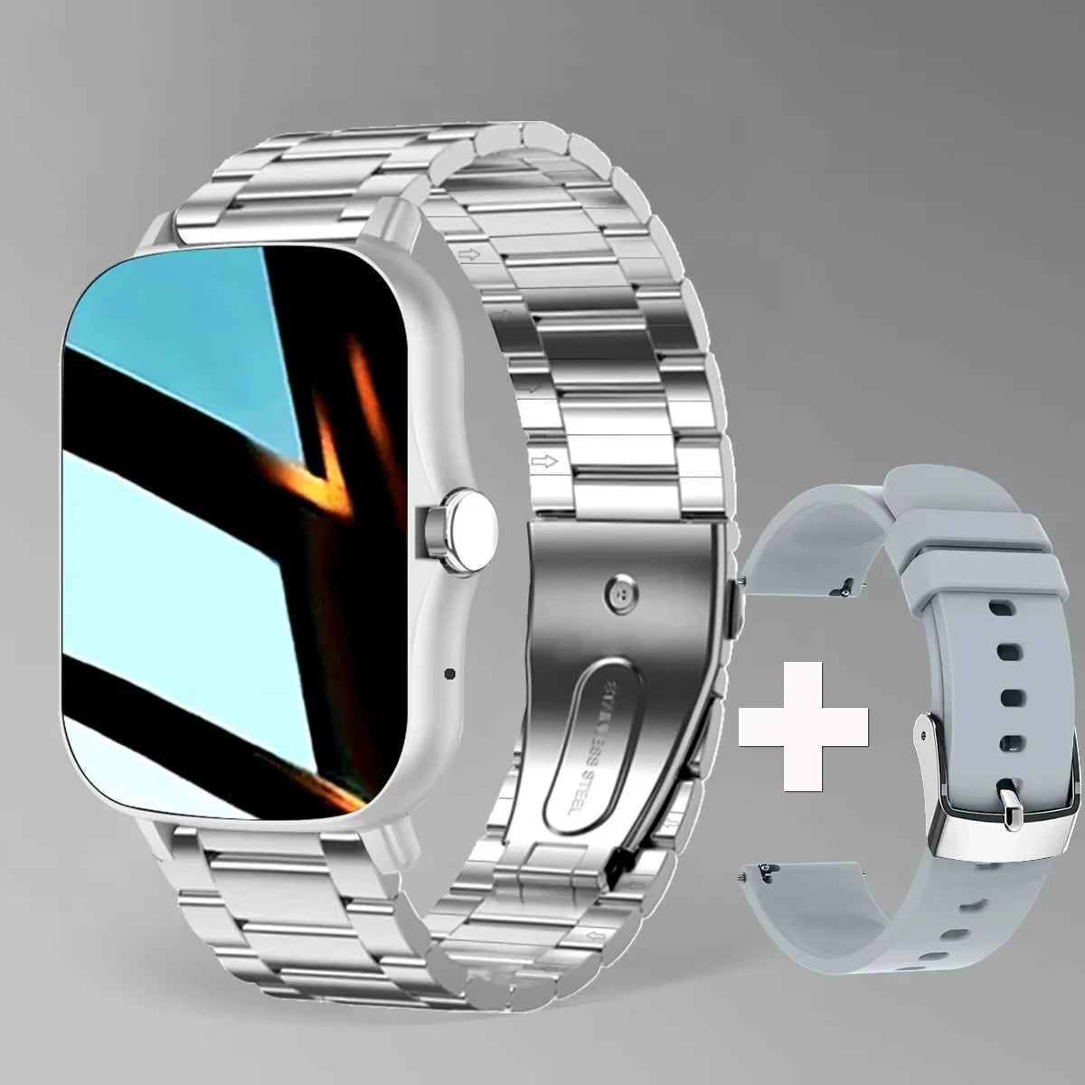 2025 New Smart Watch Bluetooth Talk Full Touch Screen Heart Rate Monitor Sports Fitness Smart Watch Men Women Gift
