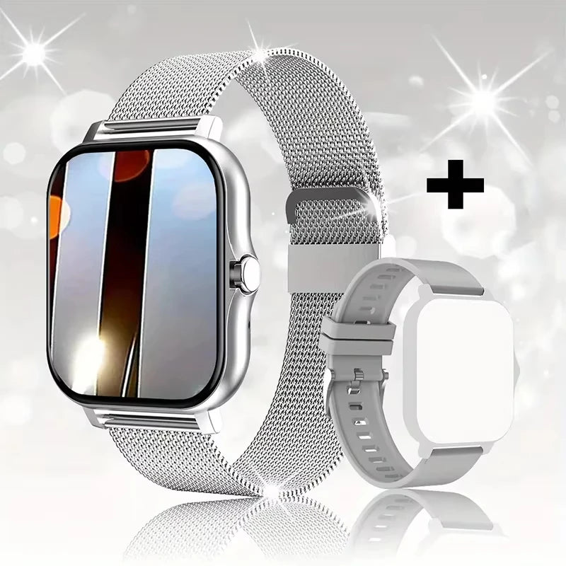 2025 New Smart Watch Bluetooth Talk Full Touch Screen Heart Rate Monitor Sports Fitness Smart Watch Men Women Gift