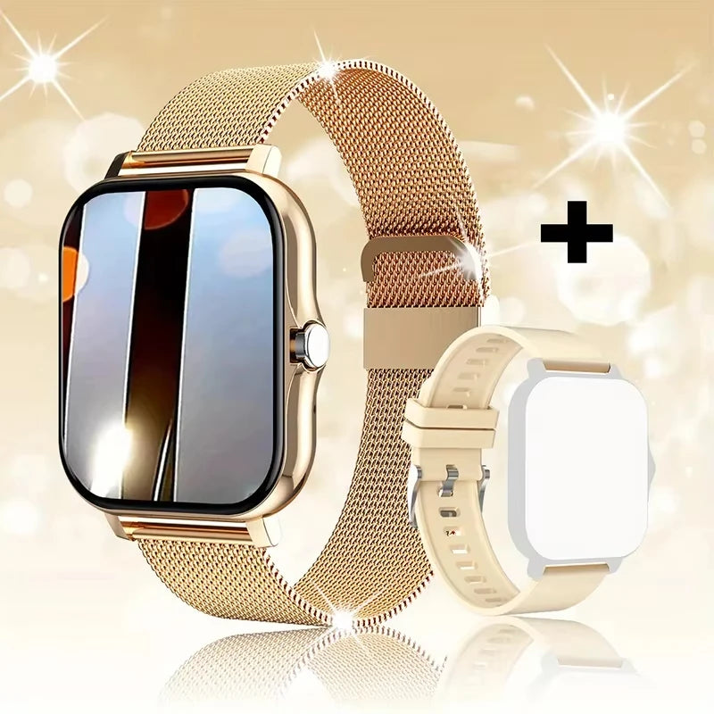 2025 New Smart Watch Bluetooth Talk Full Touch Screen Heart Rate Monitor Sports Fitness Smart Watch Men Women Gift