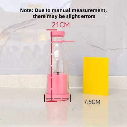 Rechargeable Blender Fresh Juice Maker White/Pink Usb Portable Juice Bottle Mini Fast Electric Blender Smoothie Maker