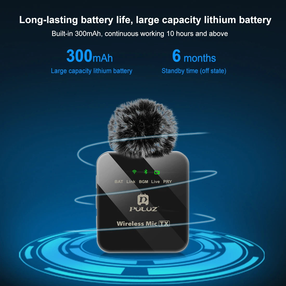 2.4G Wireless Lavalier Microphone Live Broadcast Gaming Microphone for Iphone Type-C Android Camera Audio Video Foryoutube