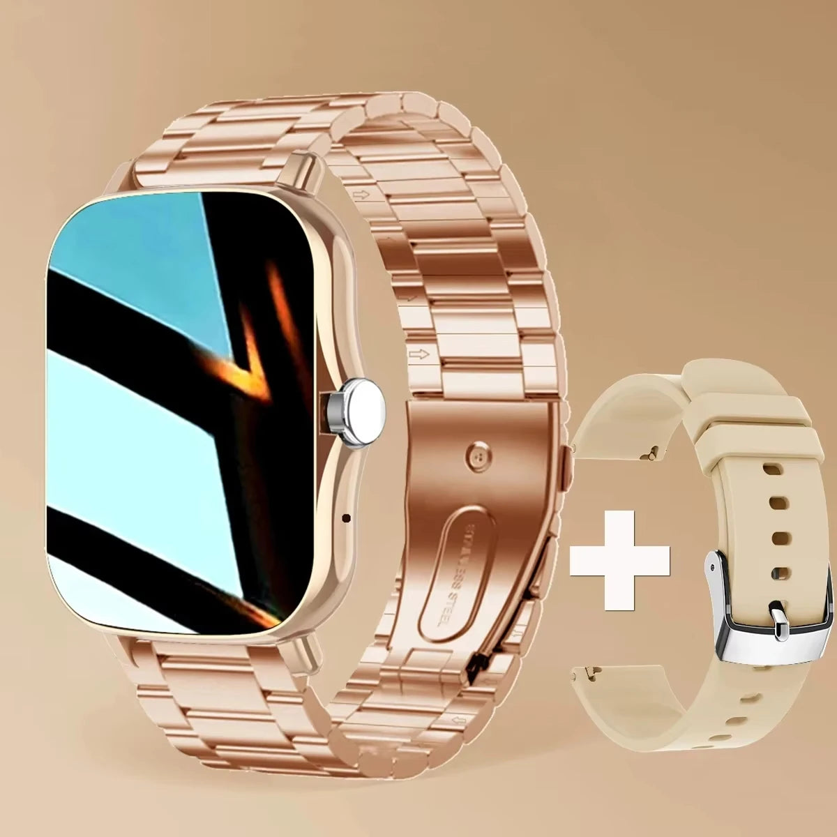 2025 New Smart Watch Bluetooth Talk Full Touch Screen Heart Rate Monitor Sports Fitness Smart Watch Men Women Gift